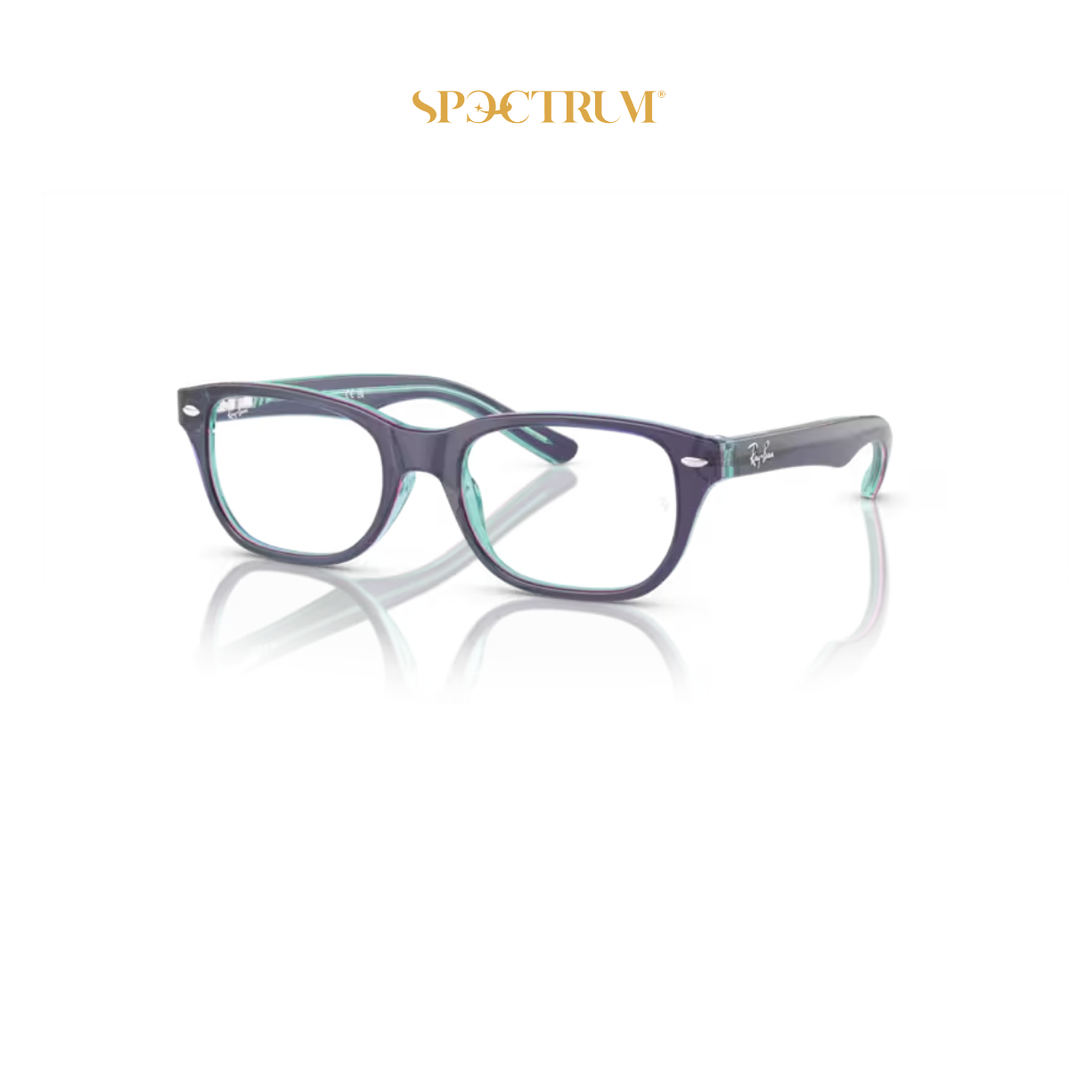 Ray-Ban Junior Vista 0RY1555F Top Blue / Violet / Light Blue Square Optical Frame