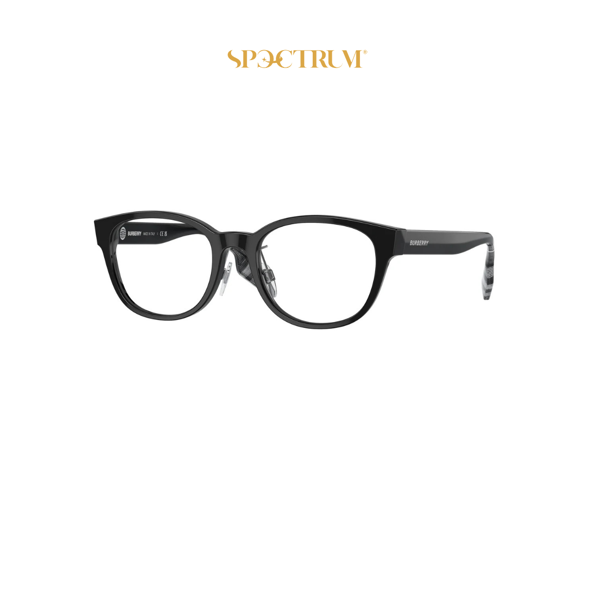 Burberry 0BE2381D Check Brown Square Optical Frame