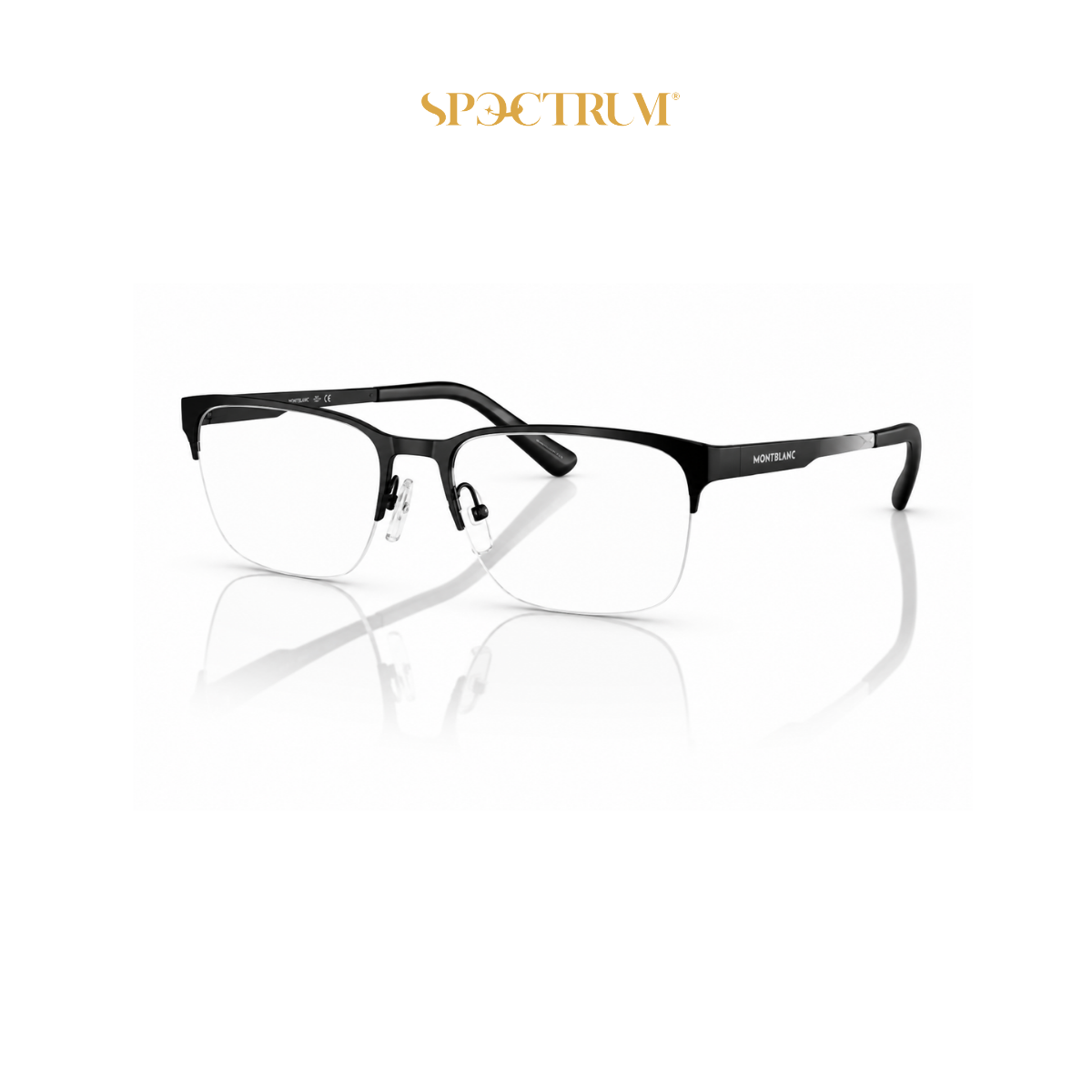 Armani Exchange 0AX1060 Matte Black / White Rectangle Optical Frame