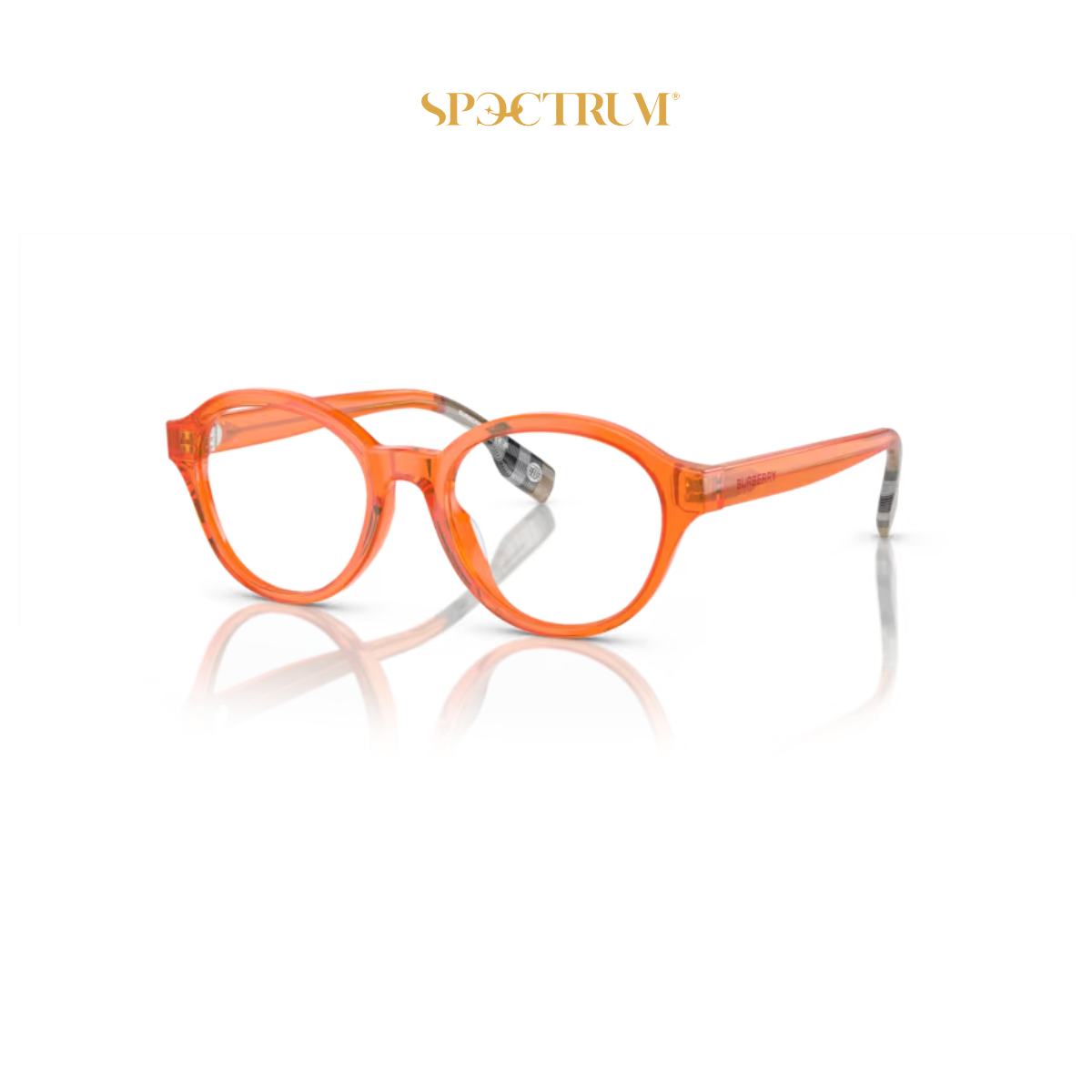 Burberry Kids 0JB2006F Orange / Vintage Check Phantos Optical Frame