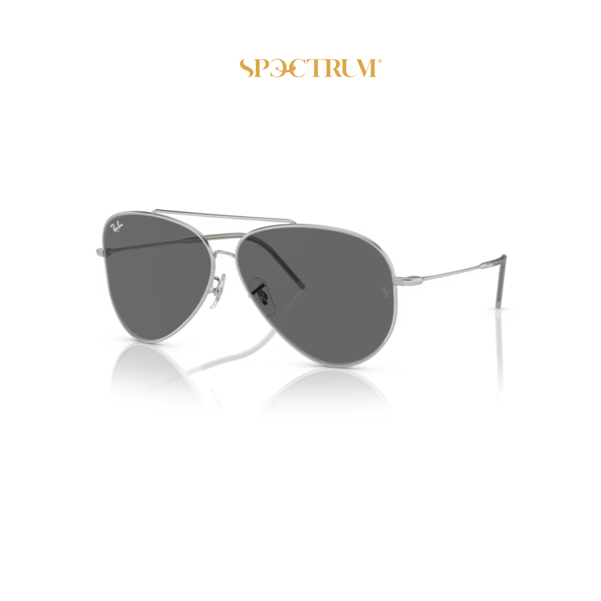 Ray-Ban 0RBR0101S Silver Pilot Sunglasses