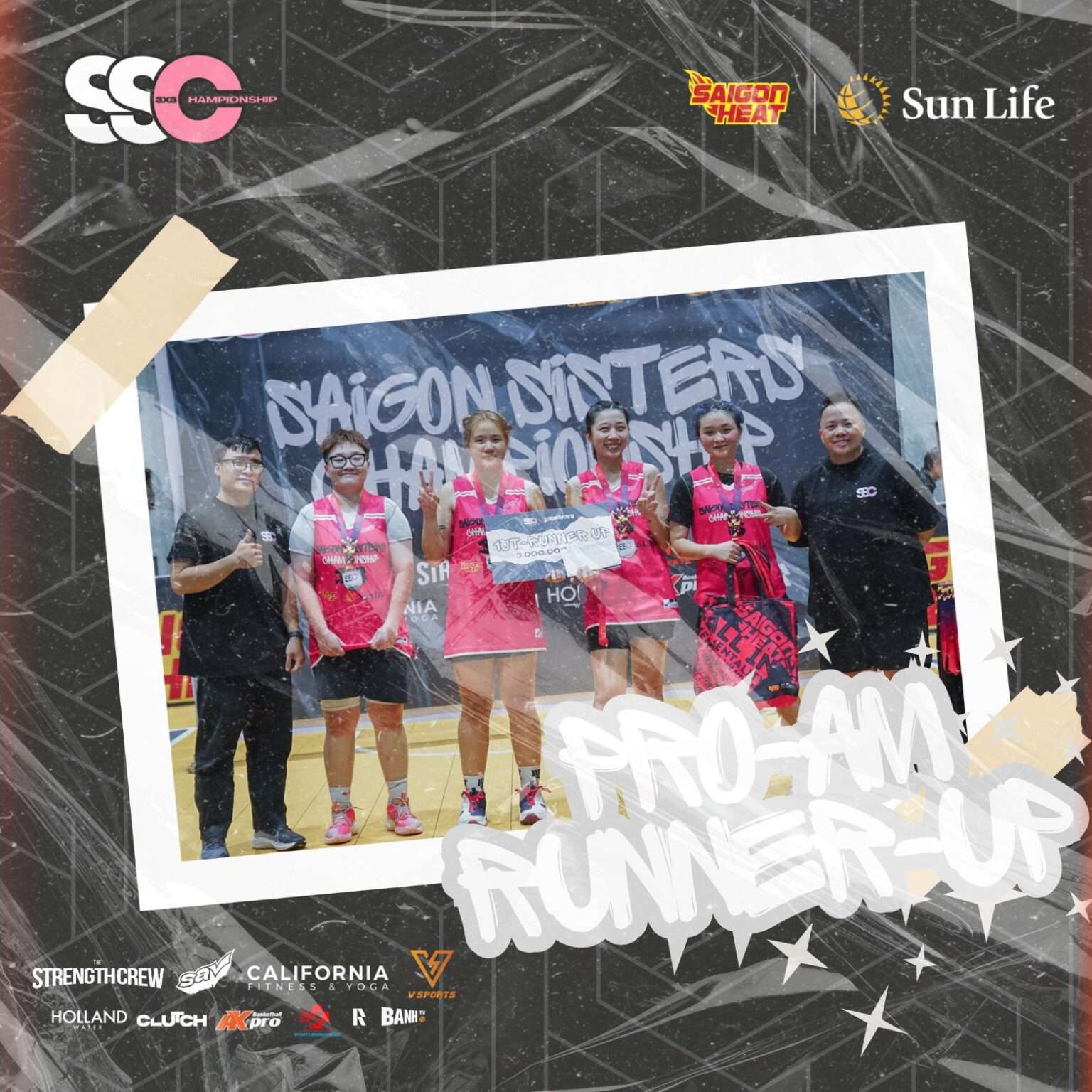 Spectrum Team achieved second place in the Saigon Sisters Championship 3x3 2024 tournament