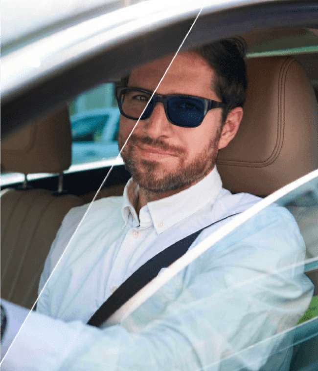 The darkest in the car
